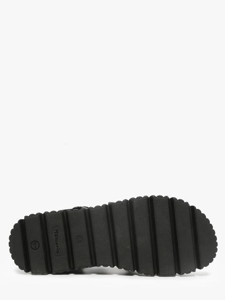 Sandalen Uit Leder Tamaris Zwart women 44 ander zicht 4