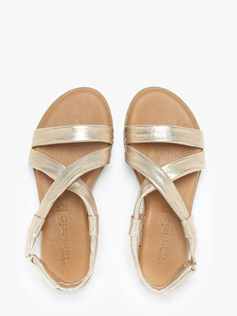 Sandalen Uit Leder Tamaris Goud women 44 ander zicht 3