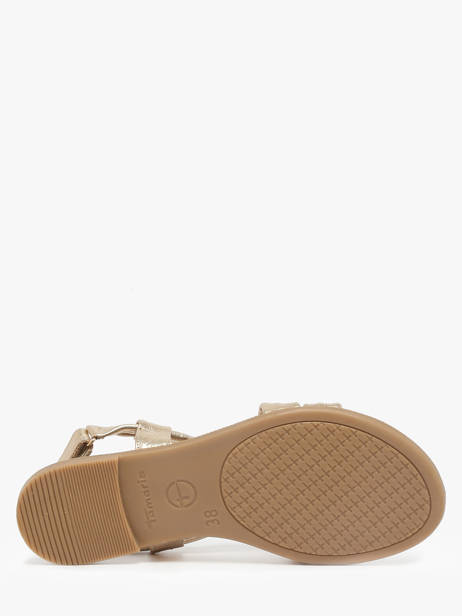 Sandalen Uit Leder Tamaris Goud women 44 ander zicht 4