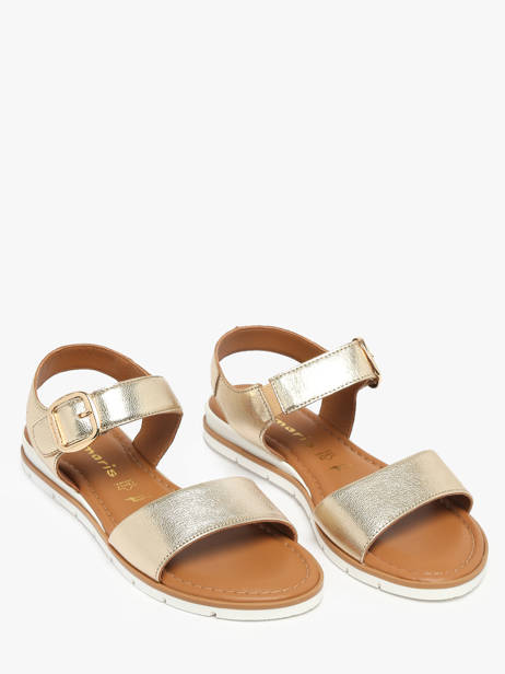 Sandalen Uit Leder Tamaris Goud women 44 ander zicht 1