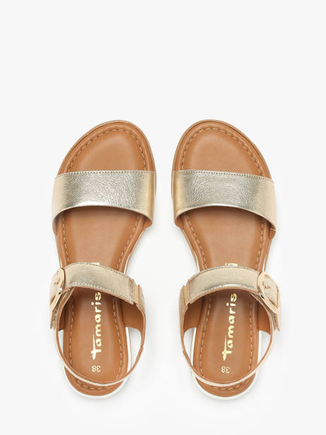 Sandalen Uit Leder Tamaris Goud women 44 ander zicht 3
