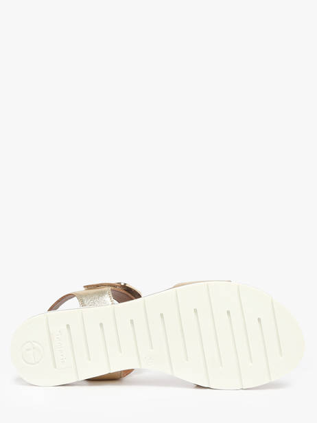 Sandalen Uit Leder Tamaris Goud women 44 ander zicht 4