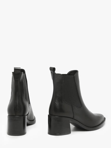 Enkellaarsjes Met Hak Uit Leder Tamaris Zwart women 45 ander zicht 2