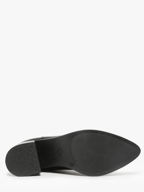 Enkellaarsjes Met Hak Uit Leder Tamaris Zwart women 45 ander zicht 4