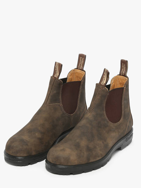 Chelsea Boots Uit Leder Blundstone Bruin men 585 ander zicht 1