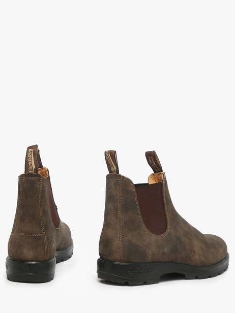 Chelsea Boots Uit Leder Blundstone Bruin men 585 ander zicht 2