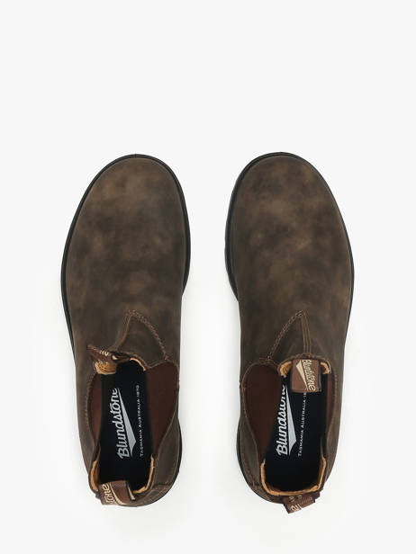 Chelsea Boots Uit Leder Blundstone Bruin men 585 ander zicht 3