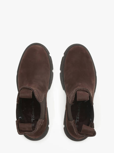 Chelsea Boots Uit Leder Tamaris Bruin women 41 ander zicht 4