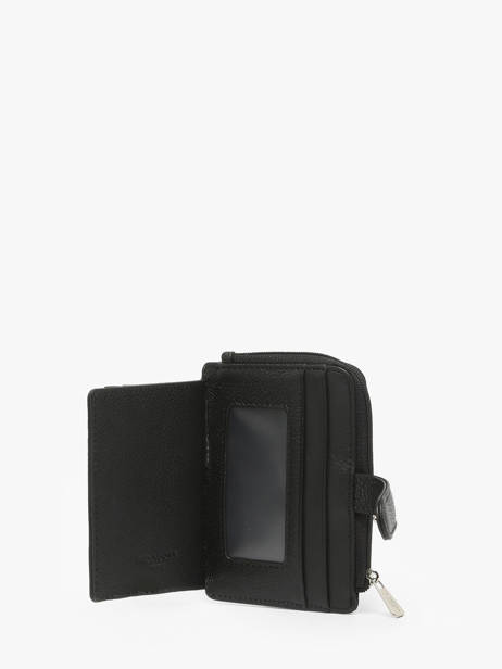 Portemonnee Leder Hexagona Zwart confort 468426 ander zicht 1