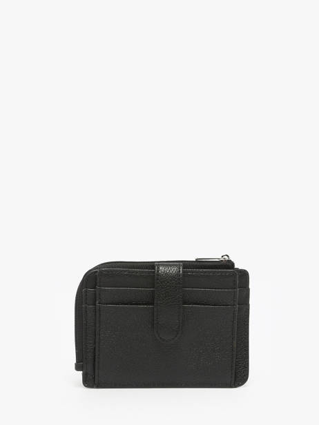 Portemonnee Leder Hexagona Zwart confort 468426 ander zicht 2