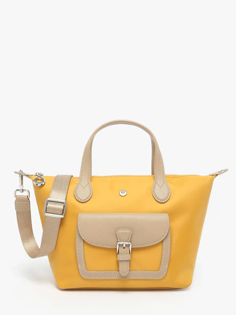 Cross Body Tas Kiana Nylon Hexagona Geel kiana 1720185