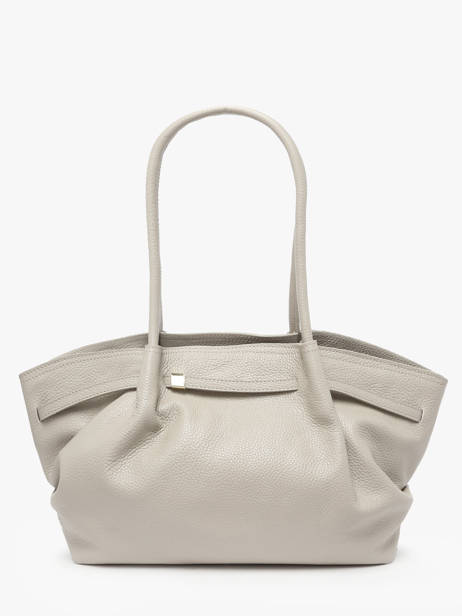Schoudertas Caviar Leder Milano Beige caviar CA25062
