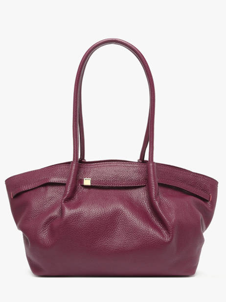 Schoudertas Caviar Leder Milano Rood caviar CA25062
