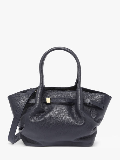 Handtassen Caviar Leder Milano Blauw caviar CA25063