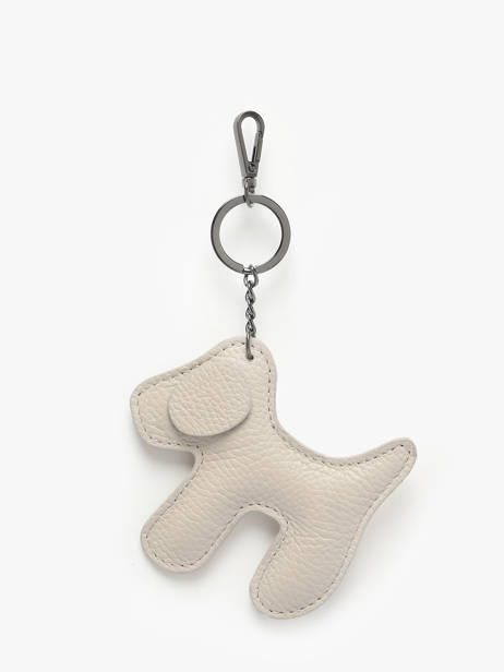 Tasjuweeltje Dog Leder Milano Beige caviar CA25064
