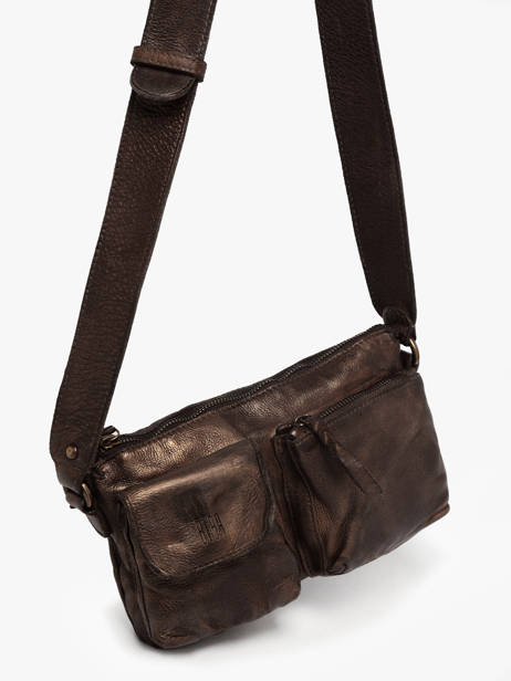Cross Body Tas Heritage Leder Biba Bruin heritage KEO1L ander zicht 1