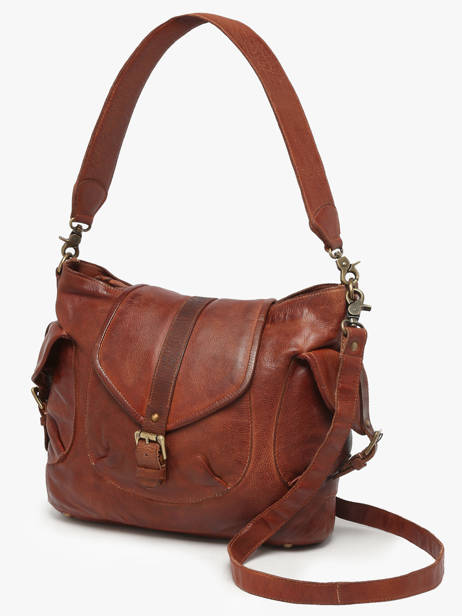 Schoudertas Heritage Leder Biba Bruin heritage CLT1L ander zicht 1
