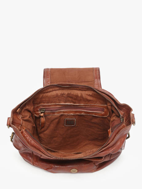 Schoudertas Heritage Leder Biba Bruin heritage CLT1L ander zicht 2