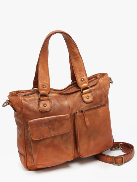 Schoudertas Heritage Leder Biba Bruin heritage KEO2L ander zicht 1