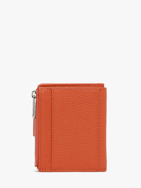 Kaarthouder Met Portemonnee Leder Nathan baume Oranje original n 102N ander zicht 3