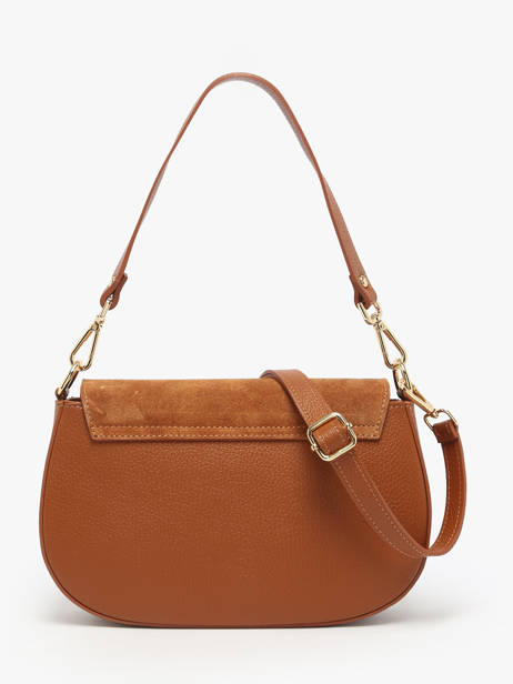 Cross Body Tas Velvet Caviar Leder Milano Oranje velvet caviar VC25069 ander zicht 3