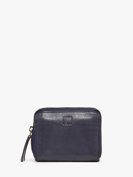 Portemonnee Texas Leder Biba Rood heritage BT11