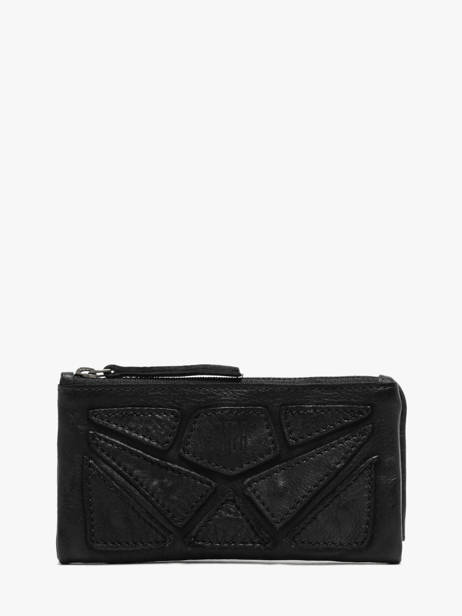 Portefeuille Leder Biba Zwart heritage DON4L
