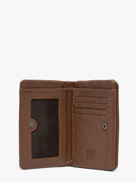 Portefeuille Wallet Leder Biba Bruin wallet SFM4L ander zicht 1