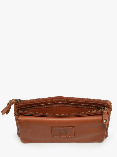 Portefeuille Leder Biba Bruin heritage BT34 ander zicht 2