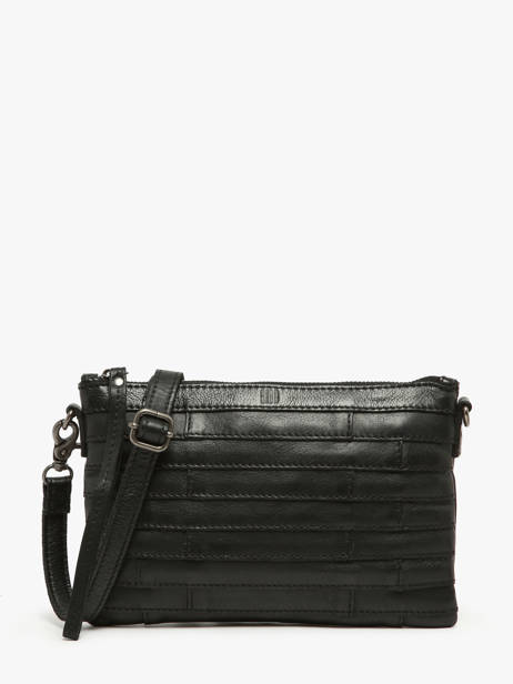 Cross Body Tas Heritage Leder Biba Zwart heritage LEB16L
