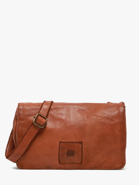 Cross Body Tas Heritage Leder Biba Bruin heritage BT33