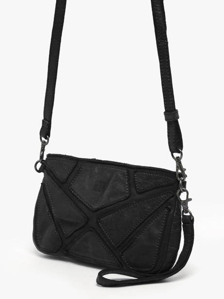 Schoudertas Heritage Leder Biba Zwart heritage DON1L ander zicht 1