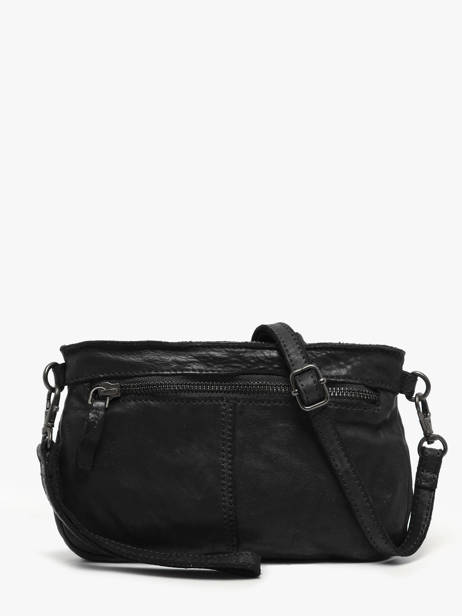 Schoudertas Heritage Leder Biba Zwart heritage DON1L ander zicht 3