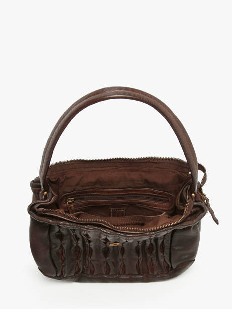 Schoudertas Heritage Leder Biba Bruin heritage MEE1L ander zicht 2