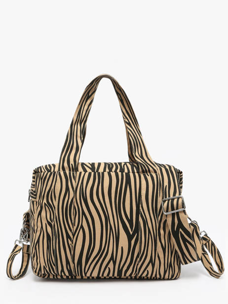 Handtas Wild Tribe Katoen Rivedroite Beige wild tribe MDARCWIL ander zicht 3