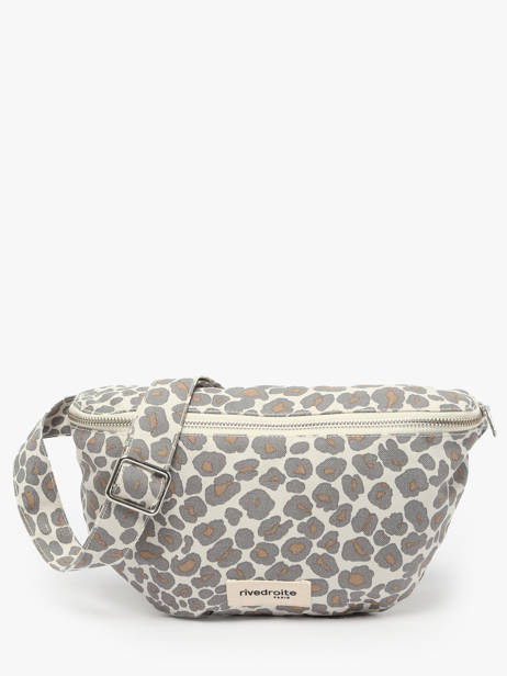 Belt Bag Custine Gerecycleerd Katoen Rivedroite Grijs into the wild CUSTIINT