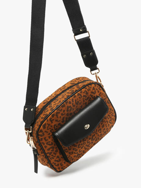 Cross Body Tas Leonie Hexagona Bruin leonie 5120198 ander zicht 1