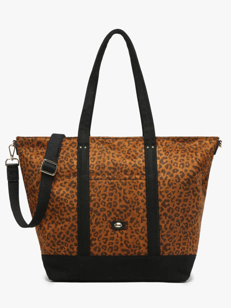Schoudertas Leonie Hexagona Bruin leonie 5120195