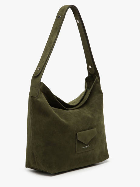 Schoudertas Suèdine Kba Lancaster Groen suedine kba 62 ander zicht 2