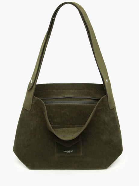 Schoudertas Suèdine Kba Lancaster Groen suedine kba 62 ander zicht 3