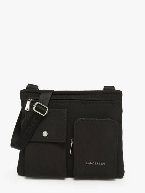 Cross Body Tas Lancaster Zwart basic pocket 90