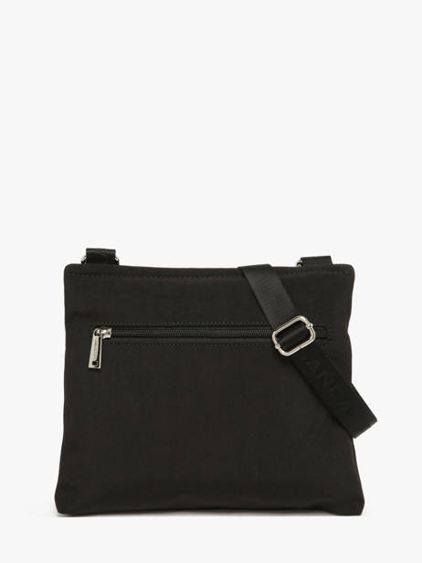 Cross Body Tas Lancaster Zwart basic pocket 90 ander zicht 3