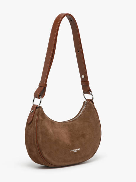 Cross Body Tas Suede Leder Lancaster Bruin suede 81 ander zicht 2