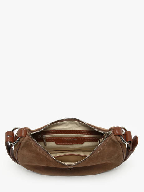 Cross Body Tas Suede Leder Lancaster Bruin suede 81 ander zicht 3