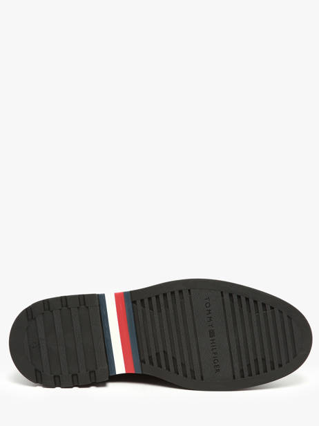 Derby Veterschoenen Uit Leder Tommy hilfiger Zwart men 5588BDS ander zicht 4