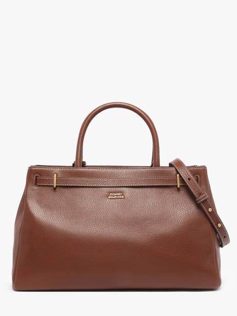 Cross Body Tas American Icon Leder Tommy hilfiger Bruin american icon AW17925 ander zicht 3