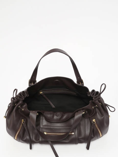 Schoudertas Icone Leder Gerard darel Bruin icone DCS30410 ander zicht 2
