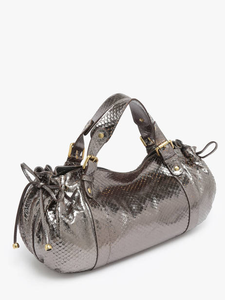 Schoudertas Serpent Leder Gerard darel Grijs serpent DCS01472 ander zicht 1