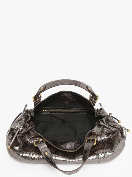 Schoudertas Serpent Leder Gerard darel Grijs serpent DCS01472 ander zicht 2