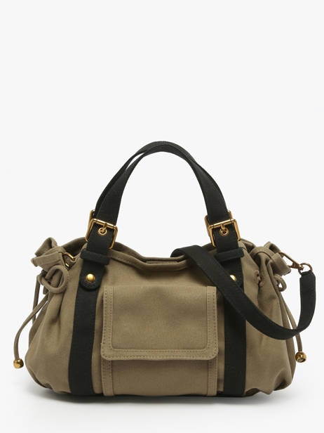 Cross Body Tas Canvas Katoen Gerard darel Groen canvas DCS67450 ander zicht 3